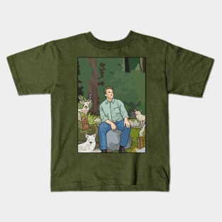 Arnold Schwarzenegger "One With Nature" Kids T-Shirt